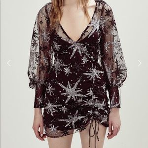 For Love and Lemons Stardust Mini Dress
